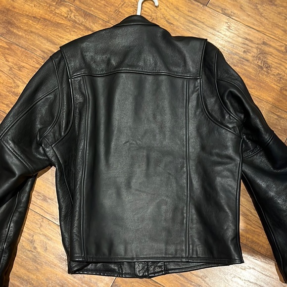 Harley Davidson Mens Leather Coat Large - Picture 13 of 15